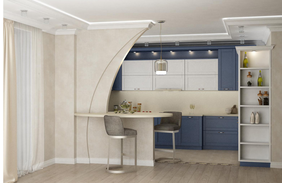 Обложка проекта: Дизайн интерьера трехкомнатной квартиры