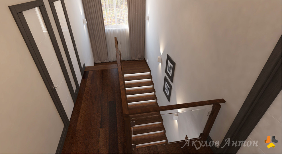 Дизайн-проект интерьера коттеджа 250 кв.м.