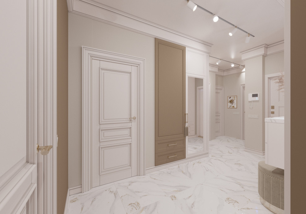 Обложка проекта: Дизайн-проект квартиры в стиле НЕОКЛАССИКА