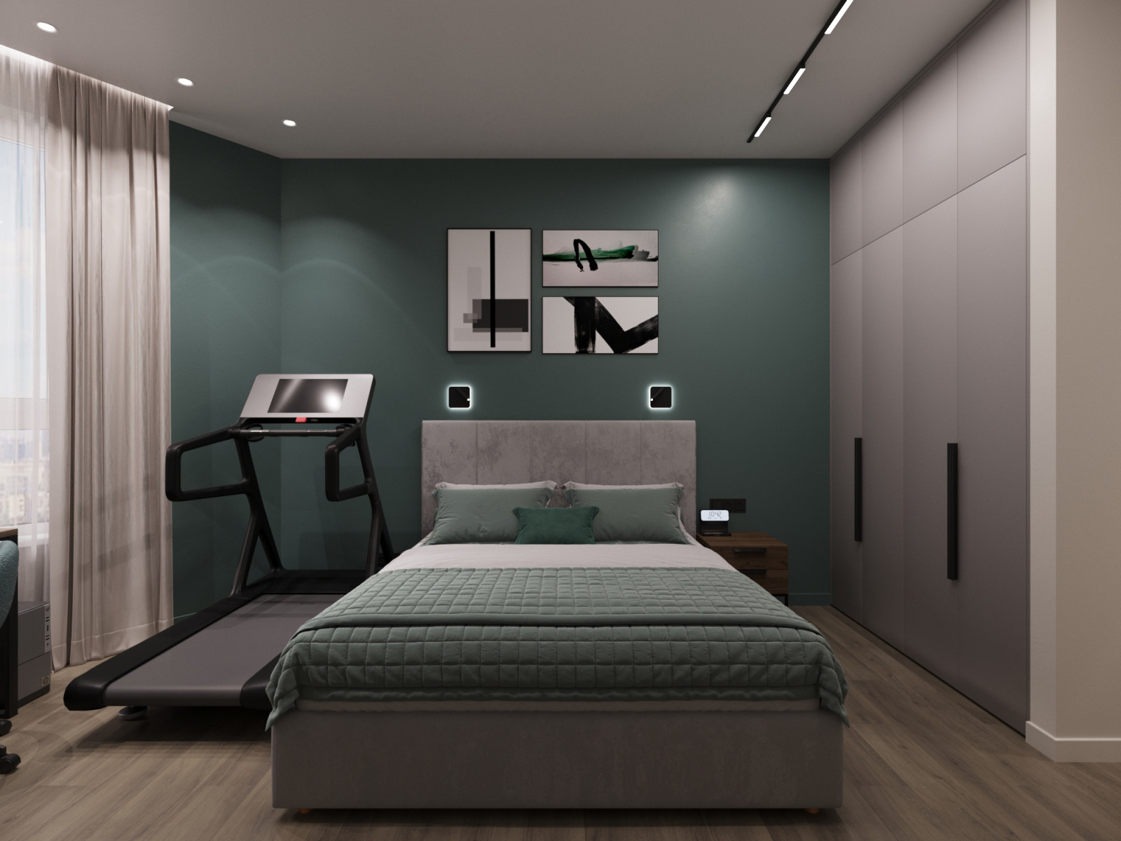 Дизайн интерьера евротрехкомнатной квартиры 65 м2