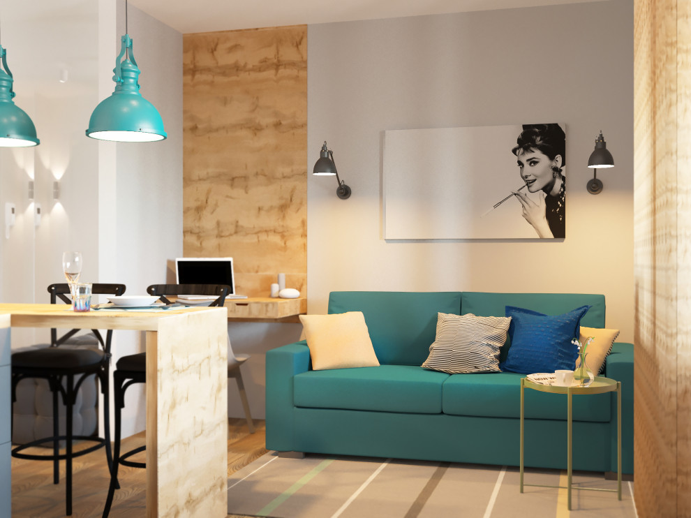 Обложка проекта: Дизайн-проект квартиры-студии