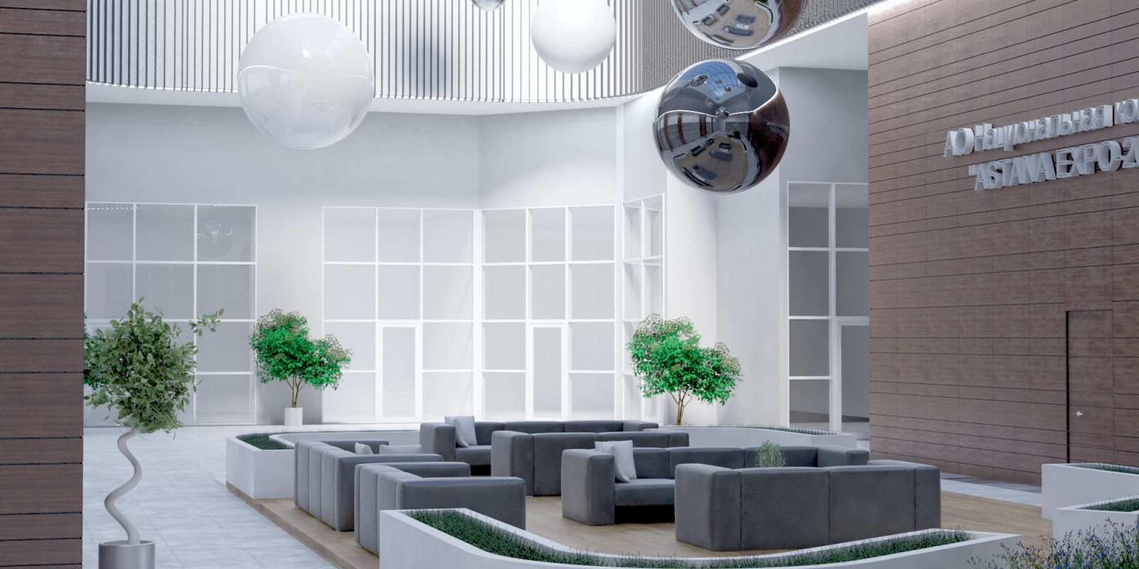 Дизайн интерьера в Астане. Дизайн общественных интерьеров.