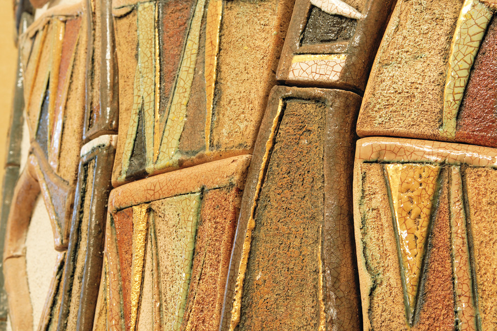 Отделка камина «Листья»