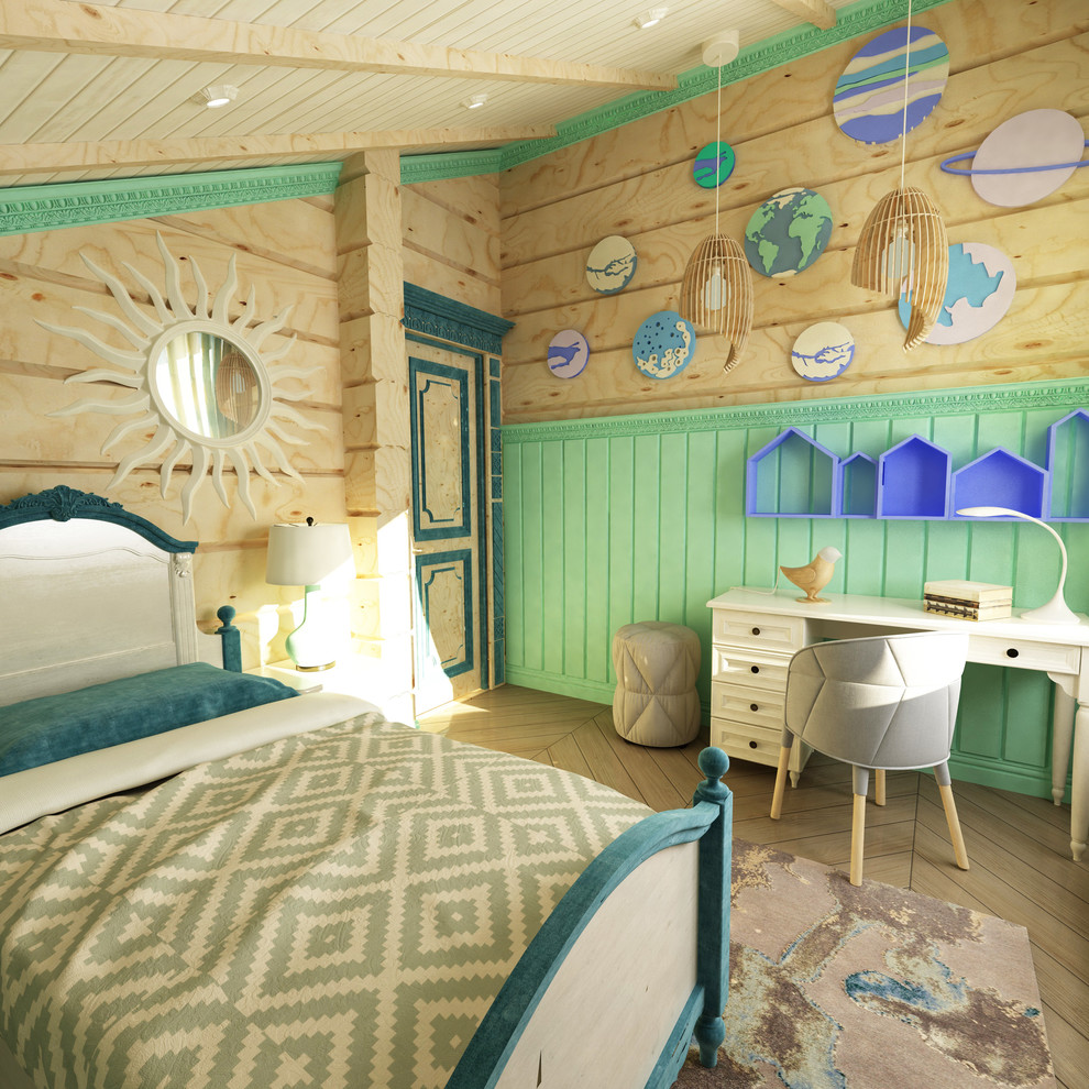 Интерьер загородного дома в стиле русско-европейское кантри