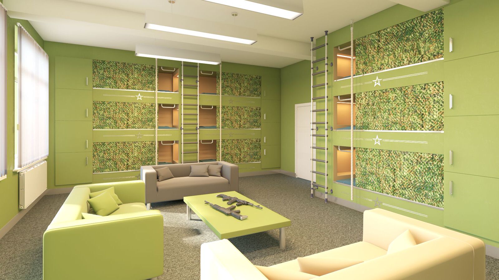 Обложка проекта: гостиница Юнармии