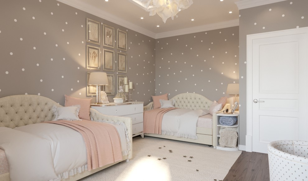 Воздушный интерьер для большой семьи