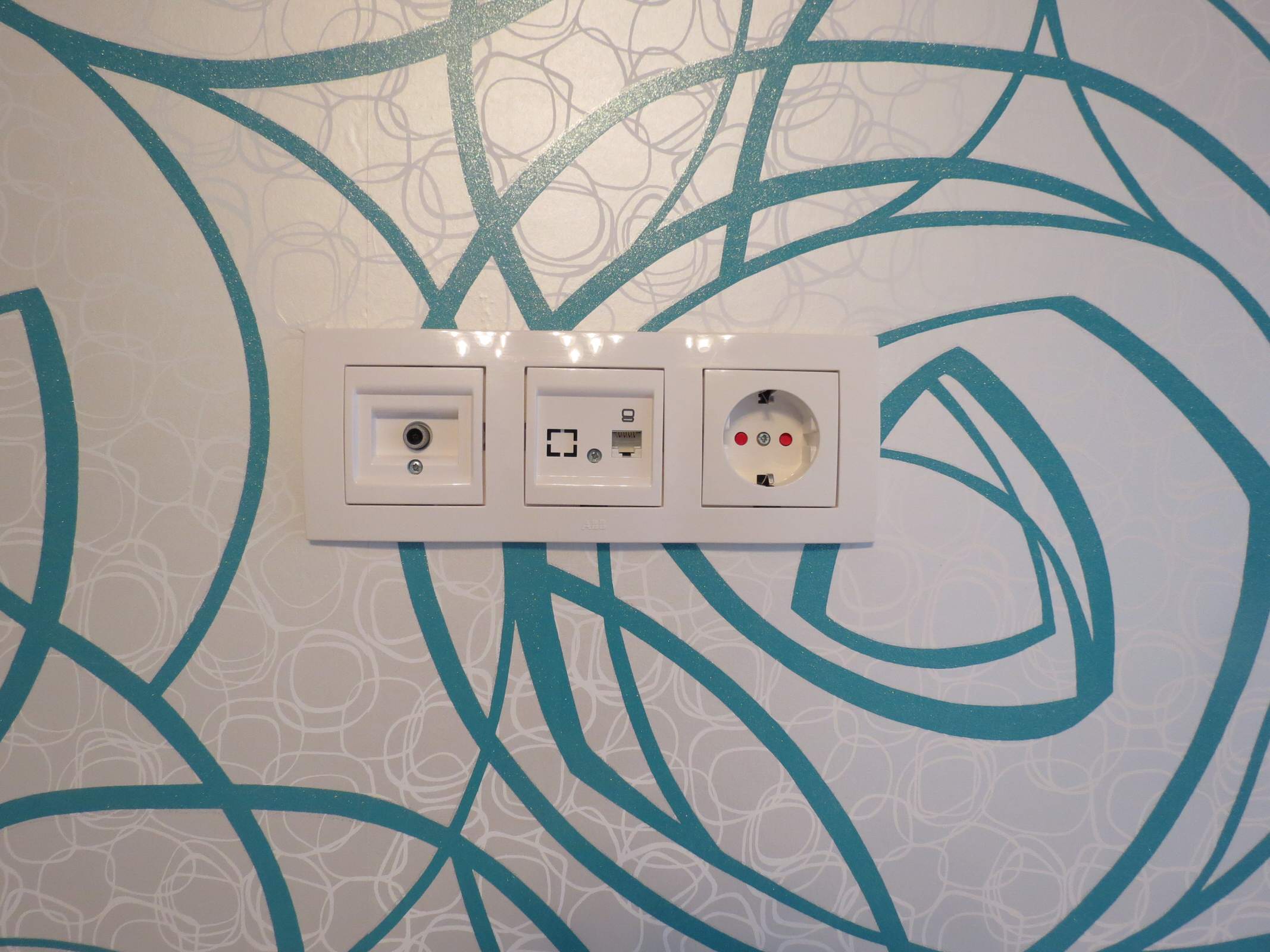 Розетки после чистовой отделки