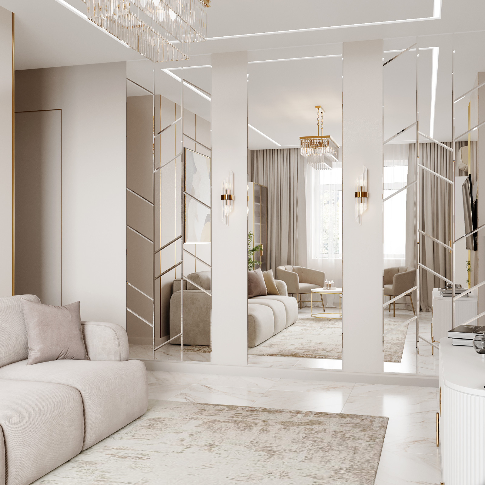 Дизайн квартиры в классическом стиле