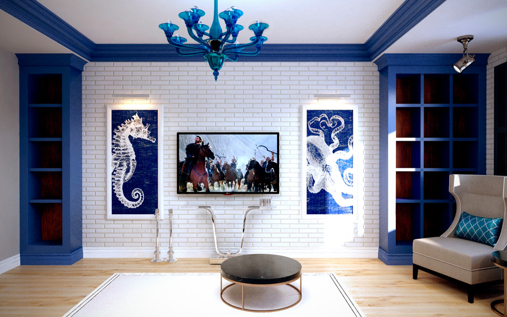 Гостиная - неоклассика - ЖК "Триумф" - Краснодар