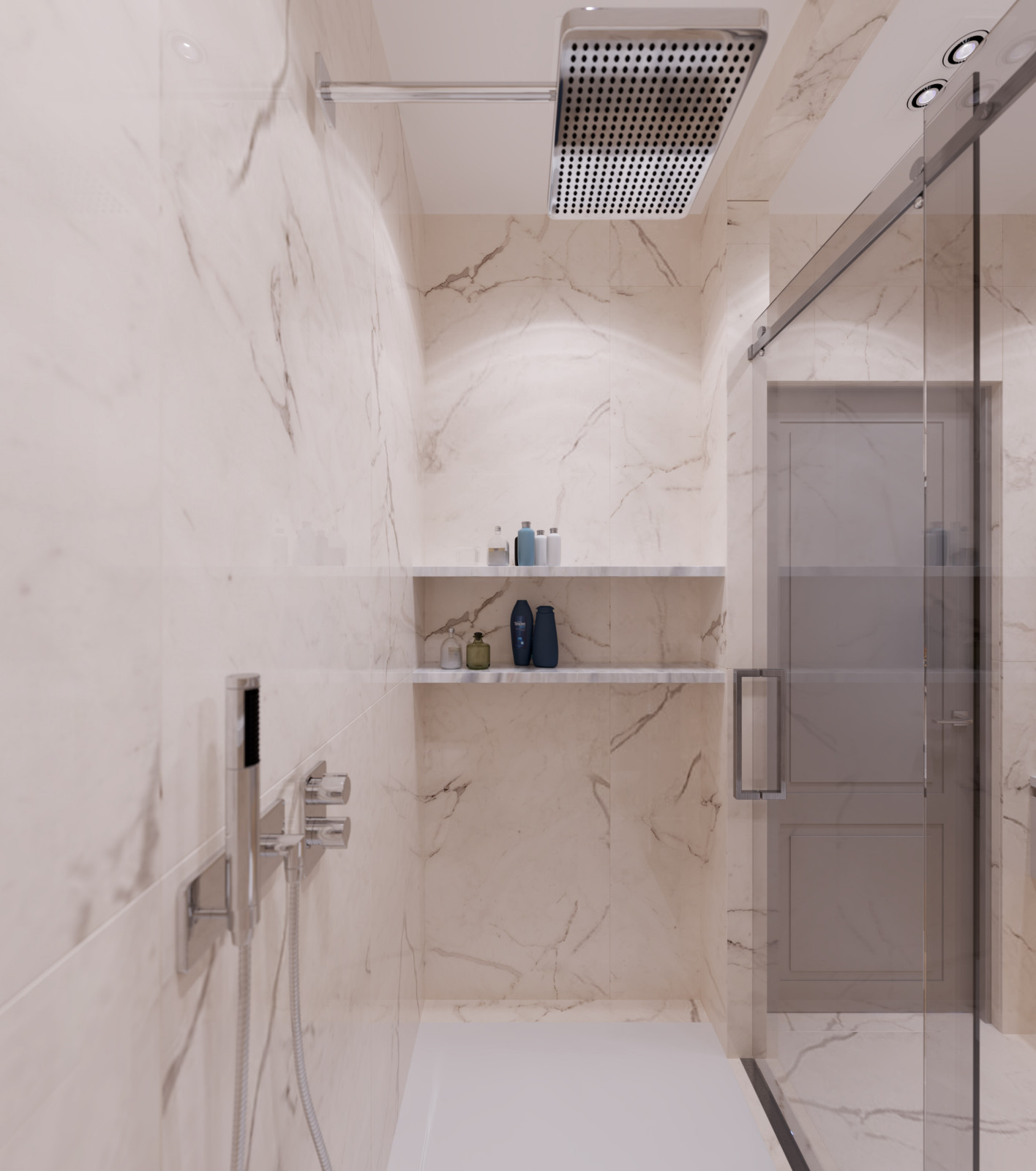 Дизайн интерьера квартиры. 168 кв.м. Soft contrasts.