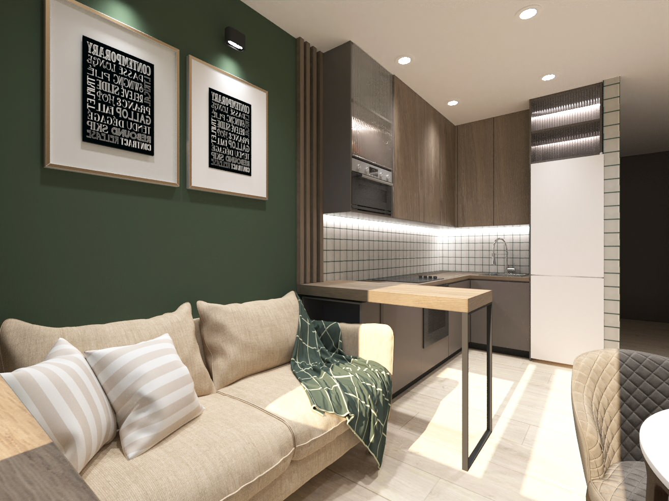 Кухня-гостиная