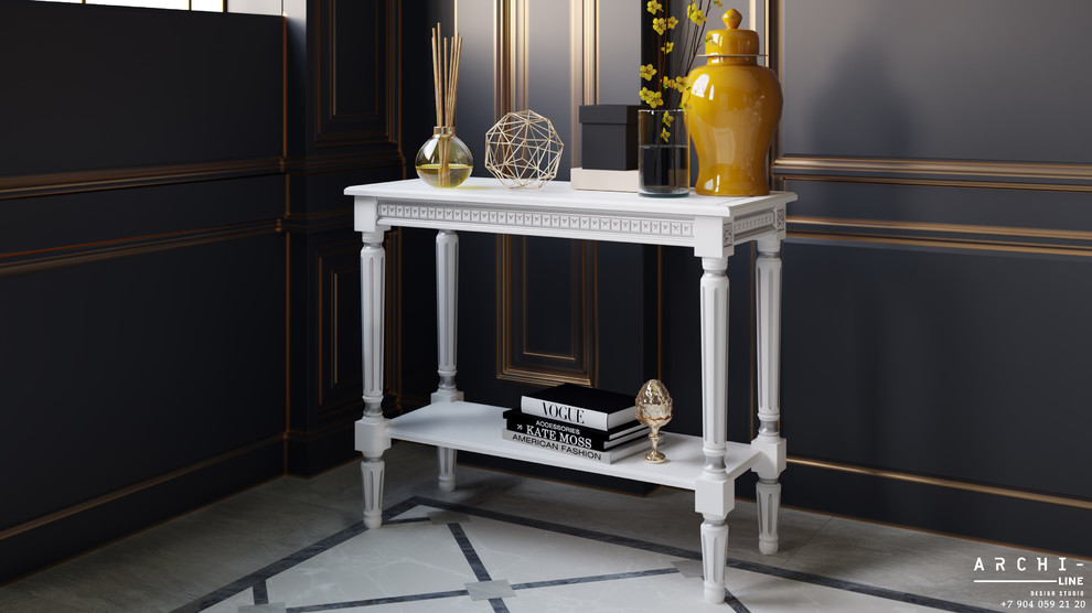 Гостиная в темных тонах