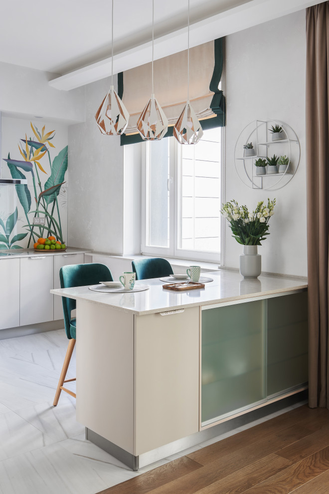 Роспись стен в кухонной зоне