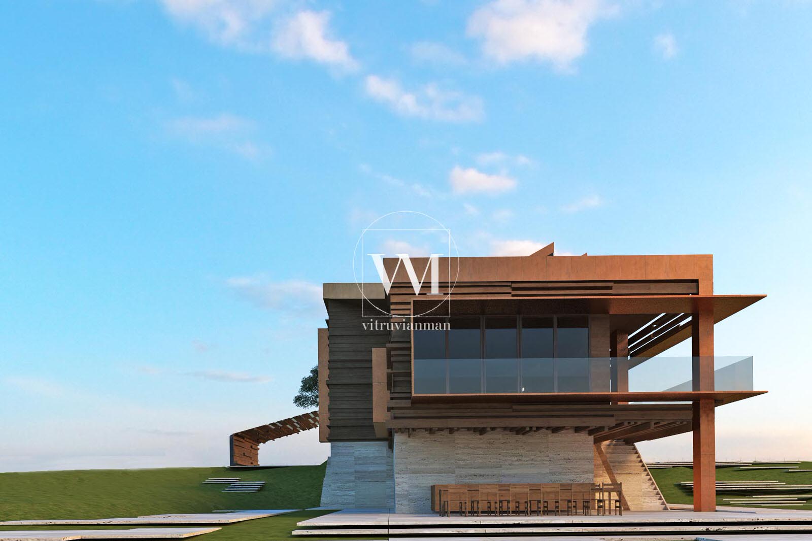 Дом в современном стиле - Архитектура дома - Проектирование дизайн строительство