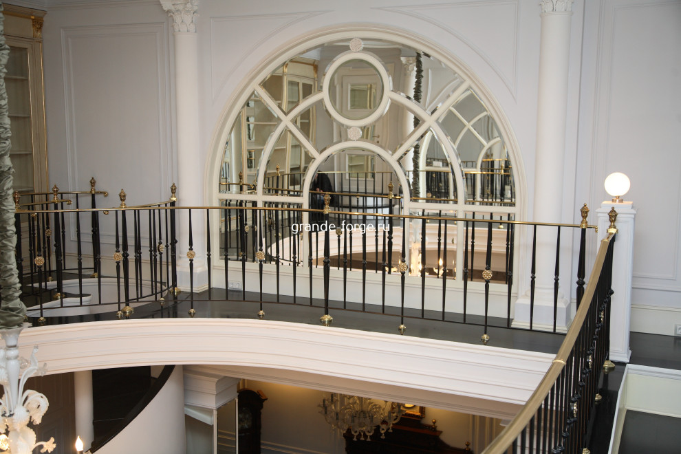 Стальное кованое ограждение, фабрика Grande forge(Франция), коллекция "Классик"