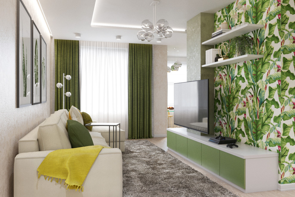 В листьях банана