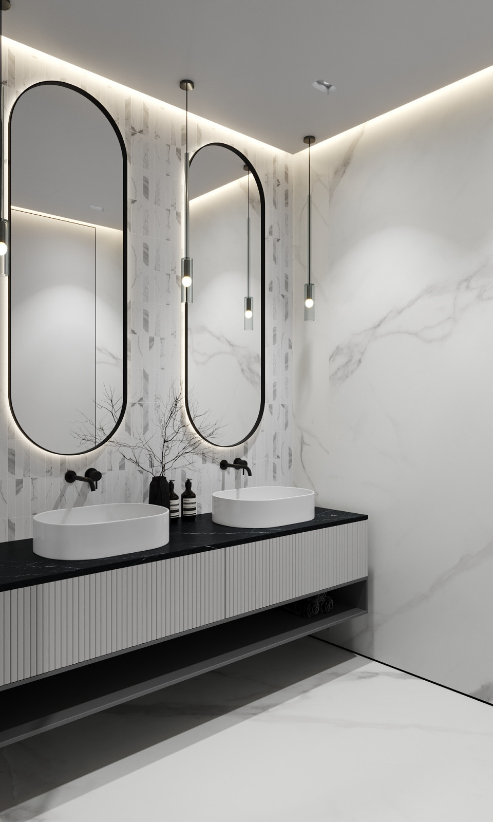 Дизайн интерьера квартиры в современном стиле в ЖК Небо