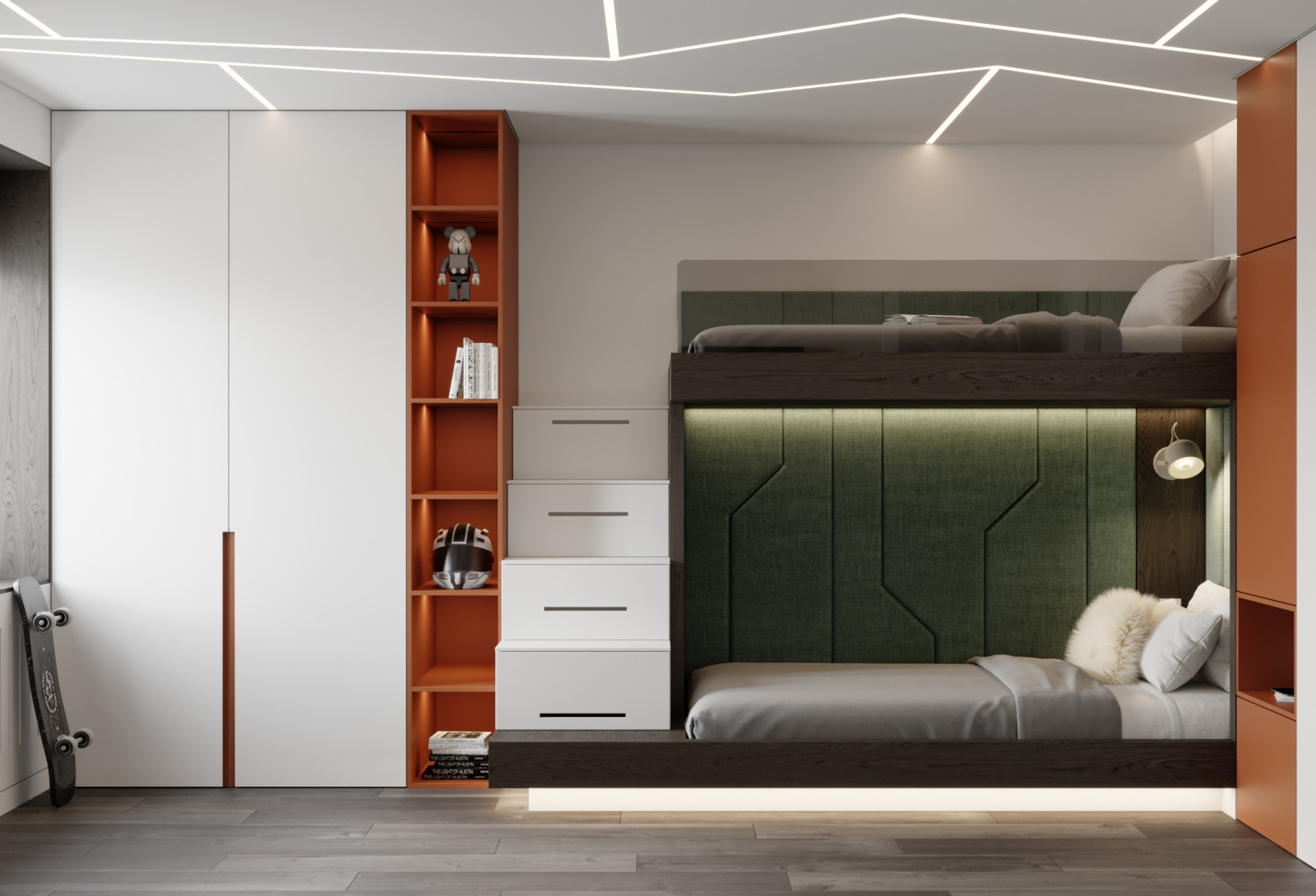 Небольшая детская для двух детей