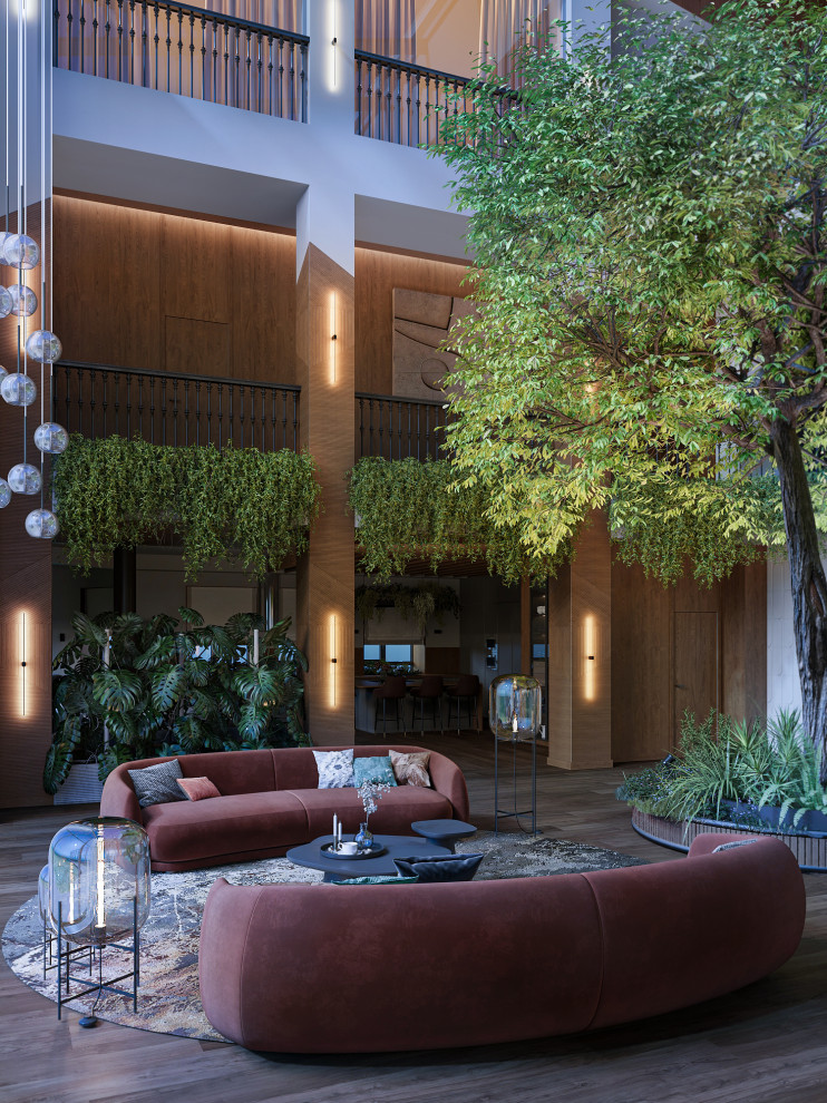 Обложка проекта: Интерьер гостиной со вторым светом