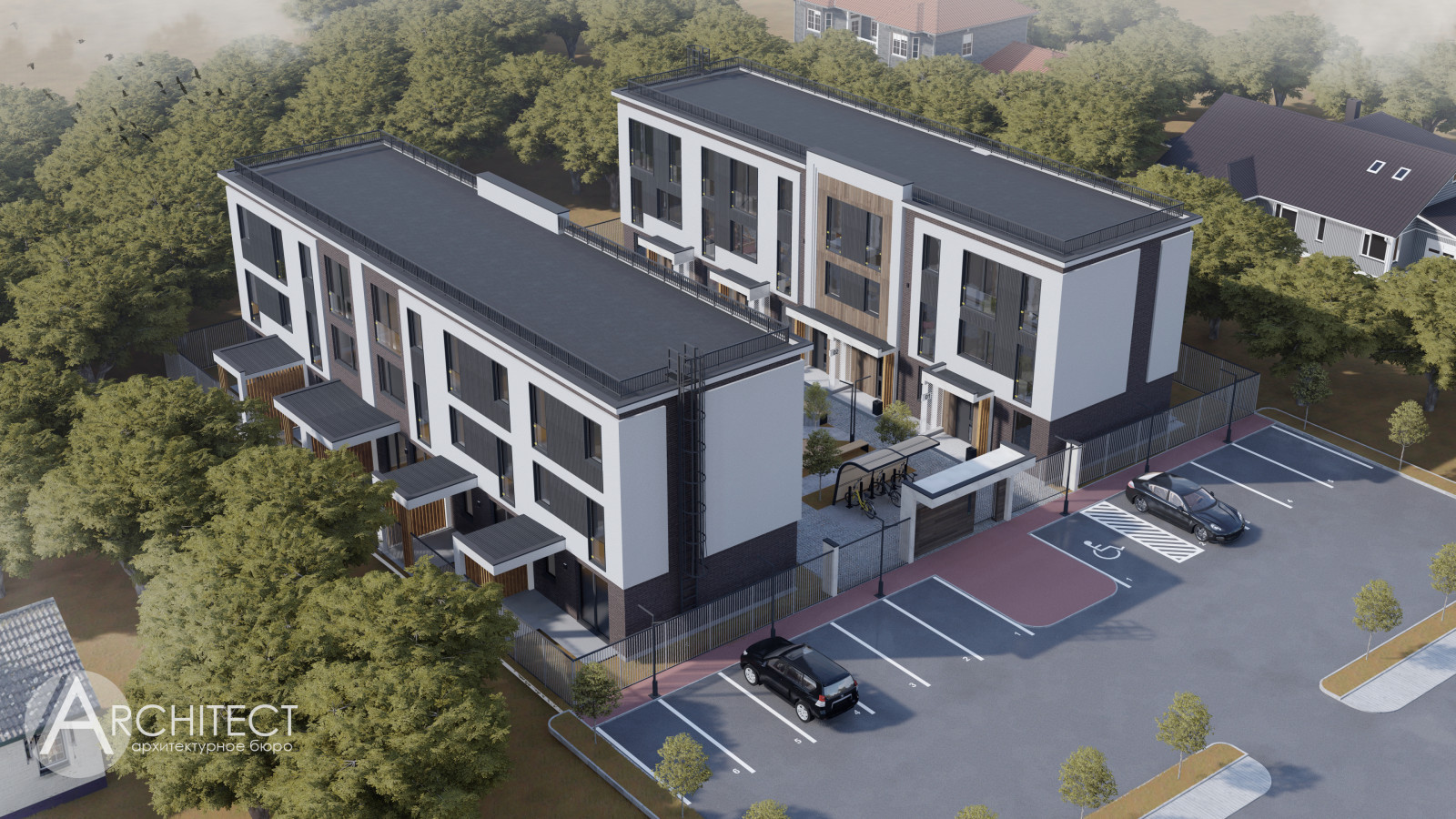 Обложка проекта: Таунхаусы на Лихвинской