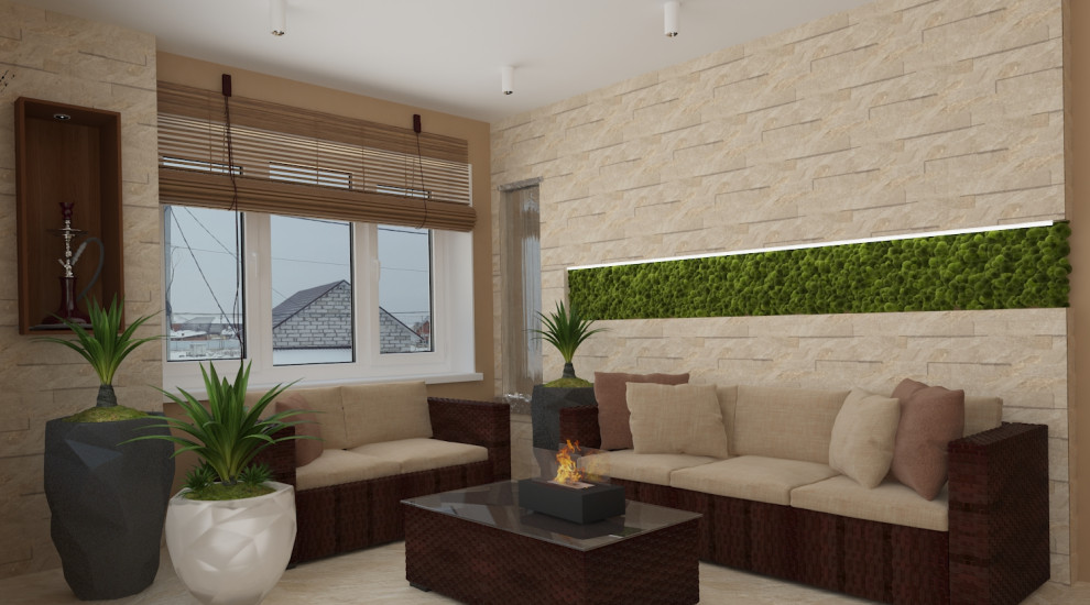 Проект веранды в п.Красноглинное, НСО. Krasnoglinnoye residence, Novosibirsk