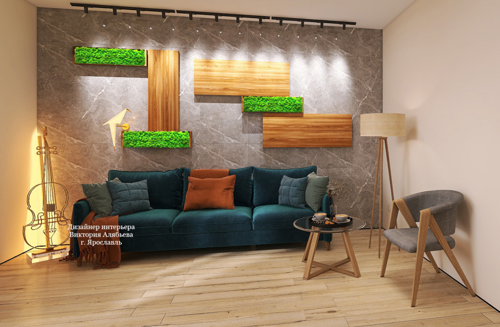 Гостиная в стиле ЭКО