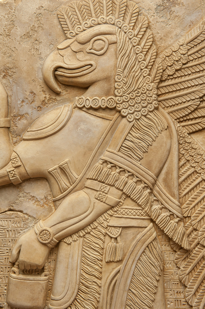 Обложка проекта: Bas relief - assyrian god Nisroch
