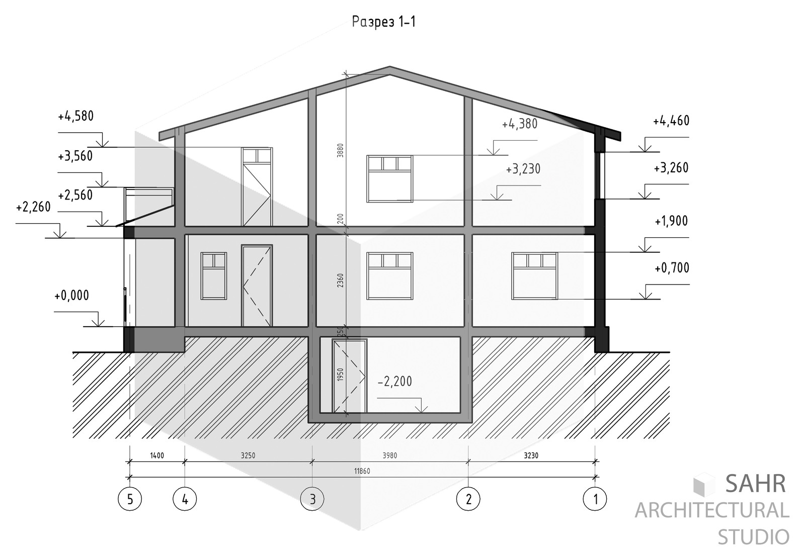 Индивидуальный  жилой дом, реконструкция фасадов.