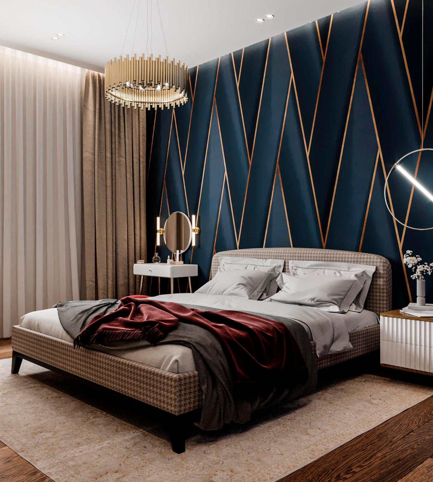 Обложка проекта: Спальня в современном стиле