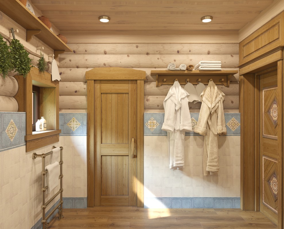 Баня из рубленного бревна