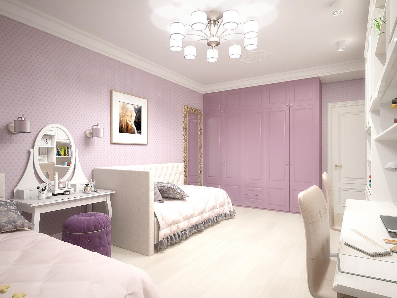 Обложка проекта: Детская для двух сестричек