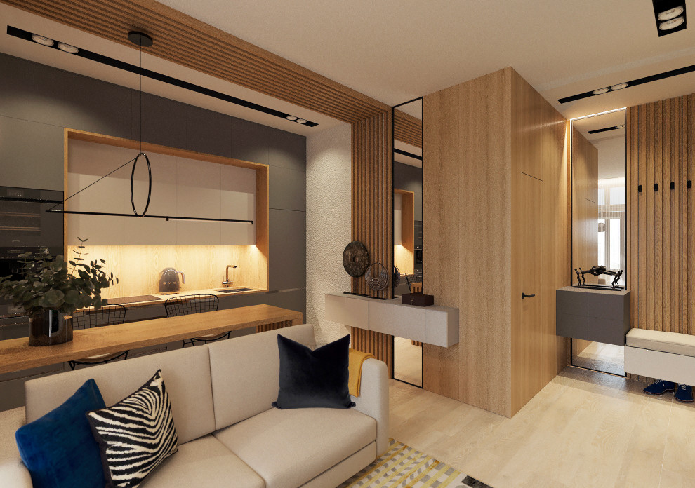 Гостиная-кухня