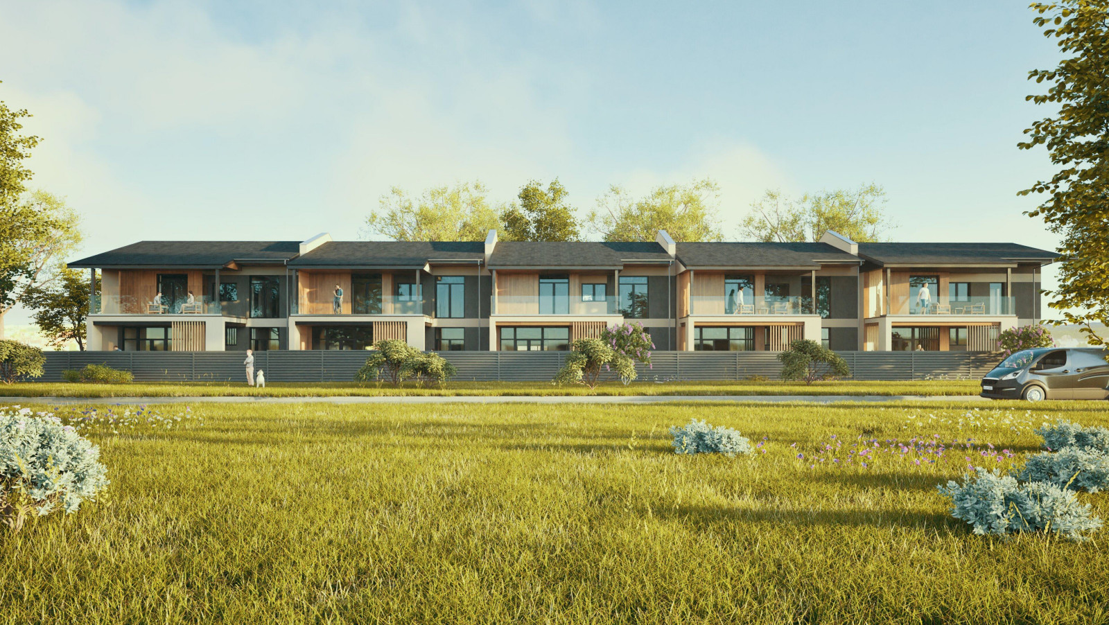 Блокированный жилой дом