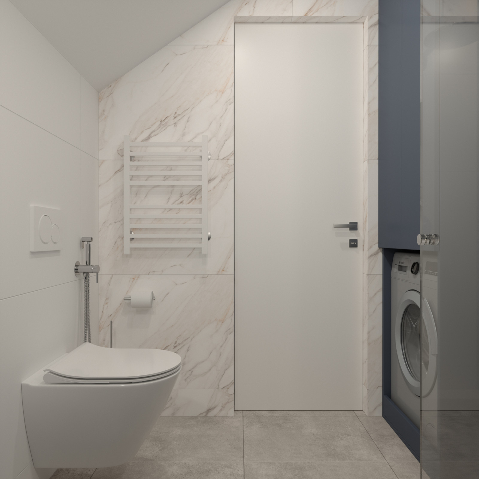 Санузел на 1-м этаже