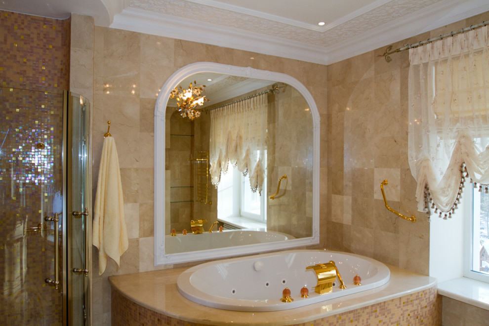 Гипсовая лепнина в загородном доме