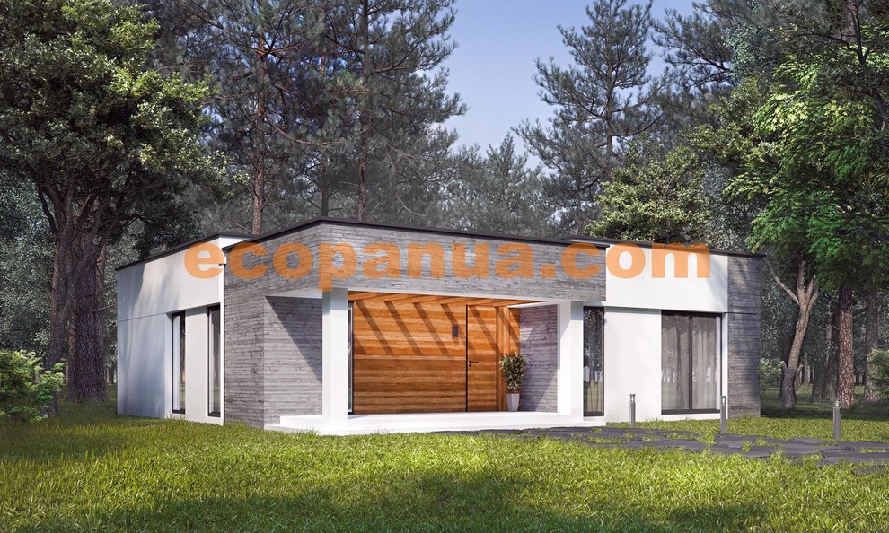 Одноэтажный коттедж 99,77 кв.м