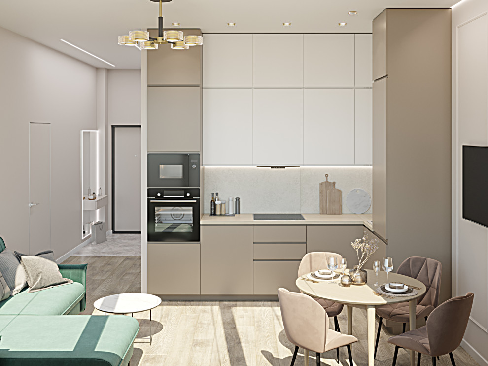 Обложка проекта: Дизайн-проект евродвушки в Москве