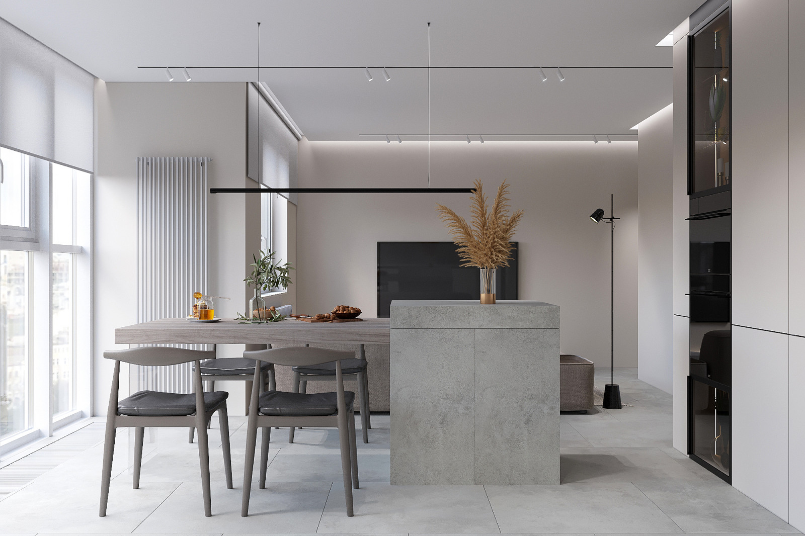 Интерьер квартиры ЖК "120 Квартал" в Самаре 114м2