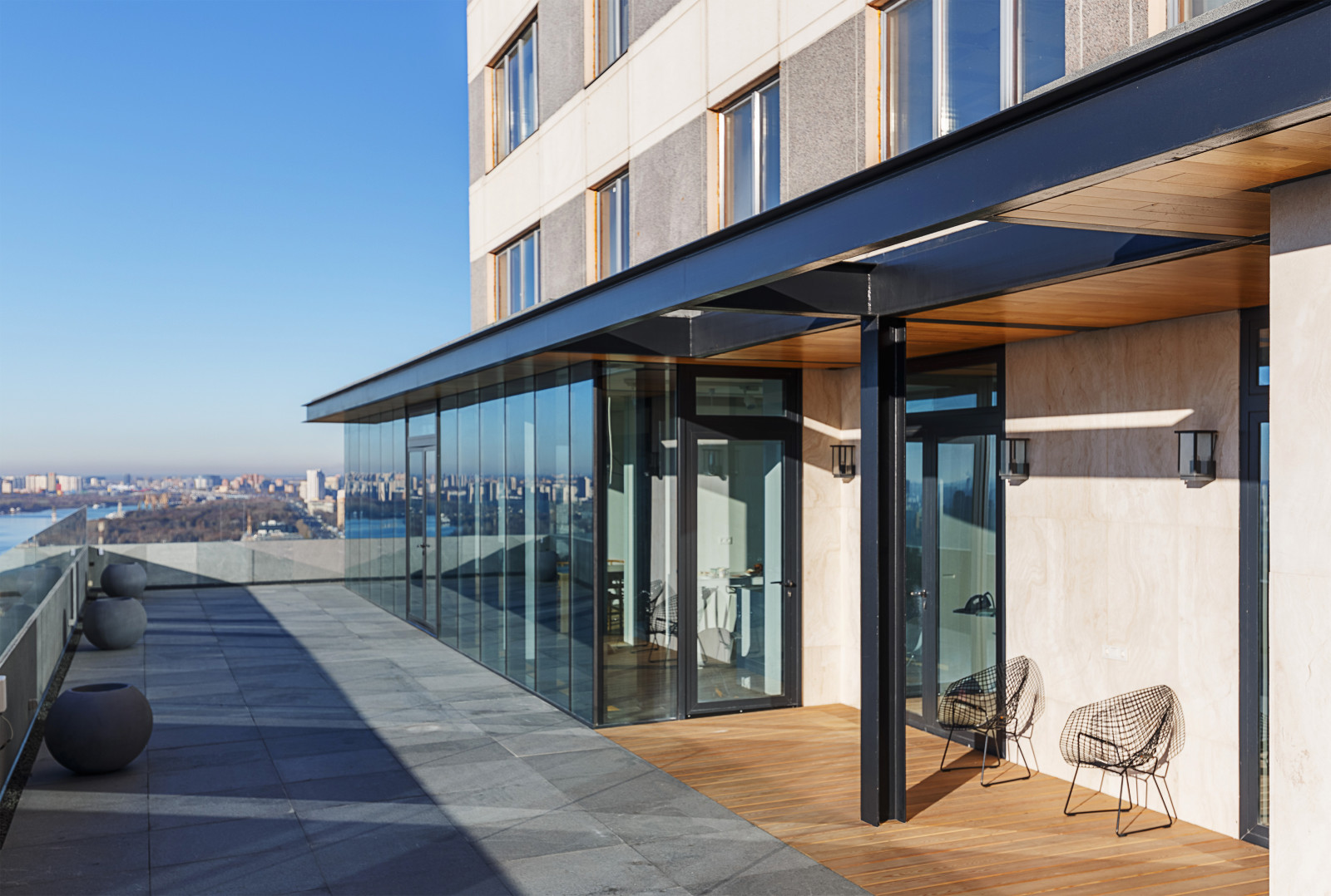 Квартира с панорамным видом на Москву