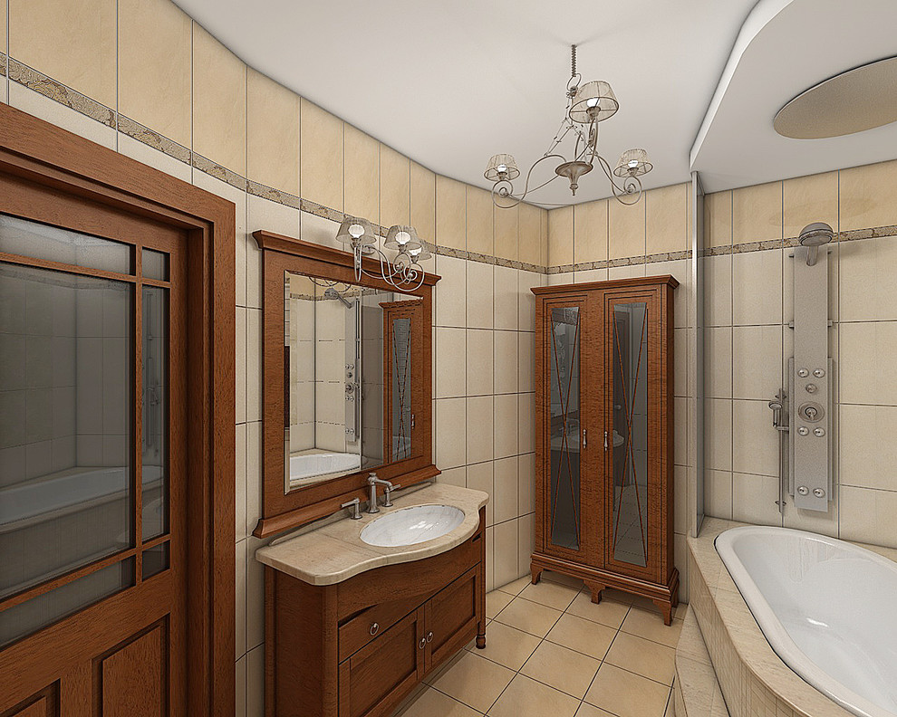 Квартира с витражными оканми