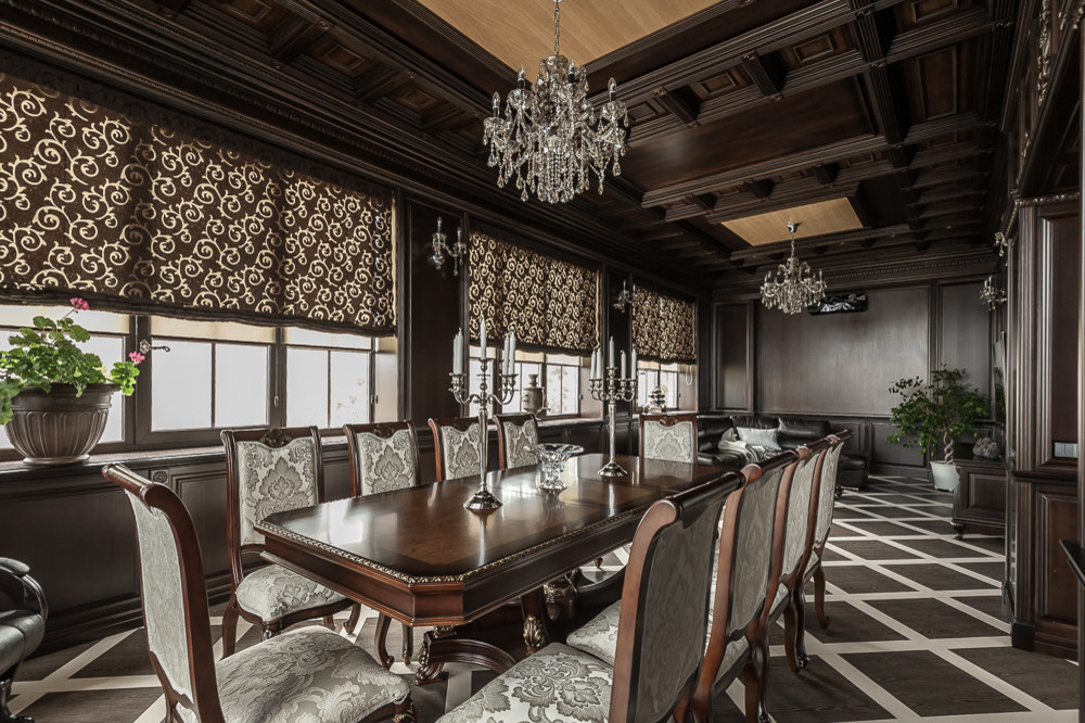 СТОЛОВАЯ В КЛАССИЧЕСКОМ СТИЛЕ