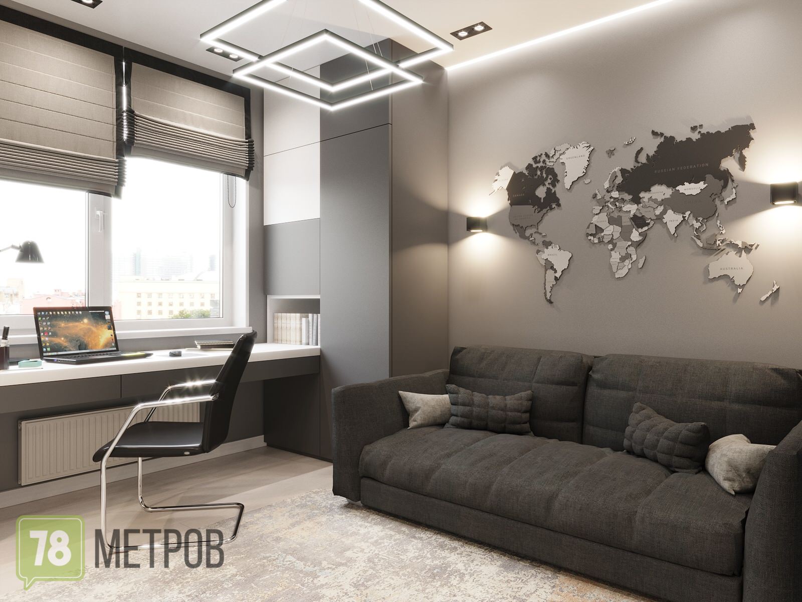 Обложка проекта: Дизайн-проект квартиры в ЖК "Легенда" на Дальневосточном