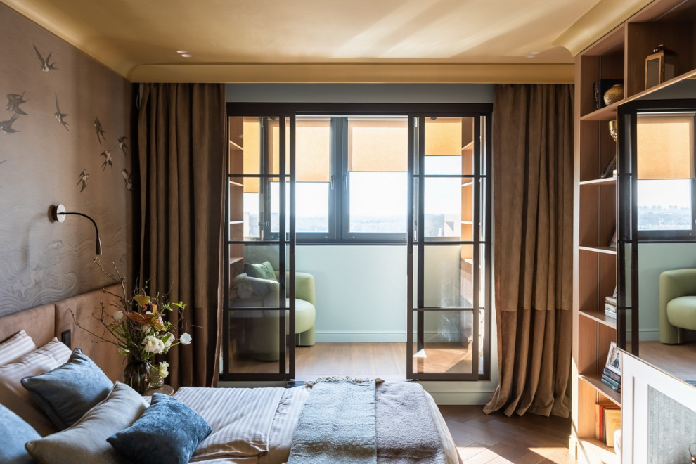 Спальня с ласточками