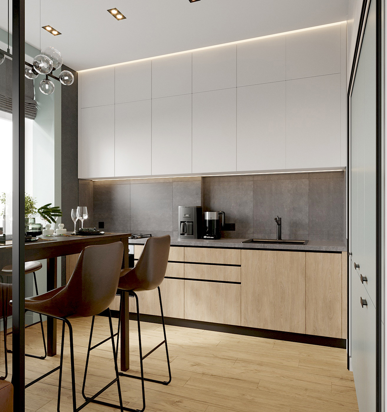 Барабаны и брутальный уют в сталинке