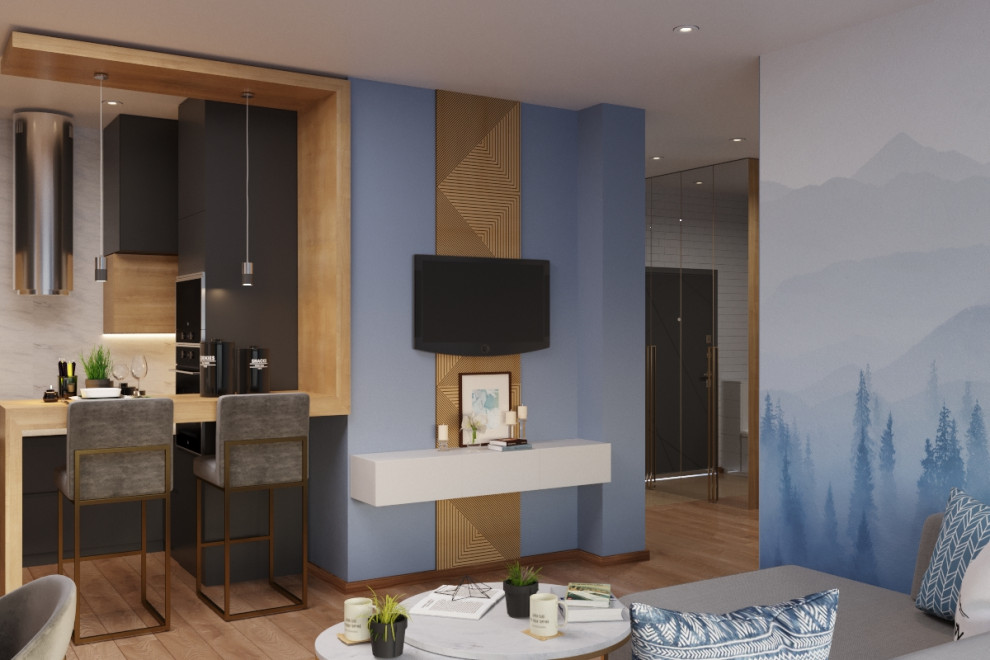 Дизайн-проект в ЖК "Ньютон"