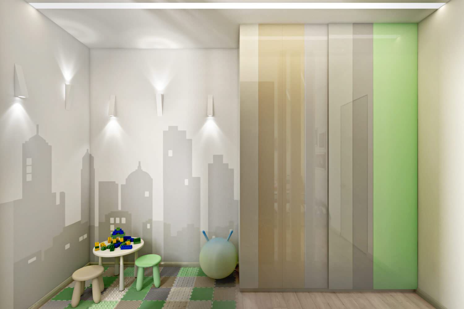 Дизайн квартиры "Городская сказка"