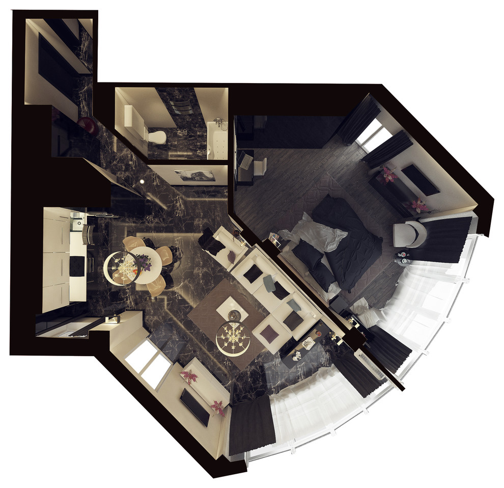 Дизайн  и Визуализация квартиры