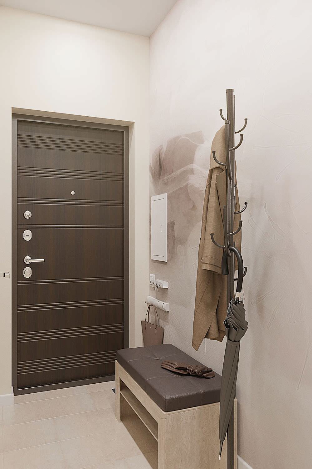 Проект Холла в ЖК «Микрогород в лесу».