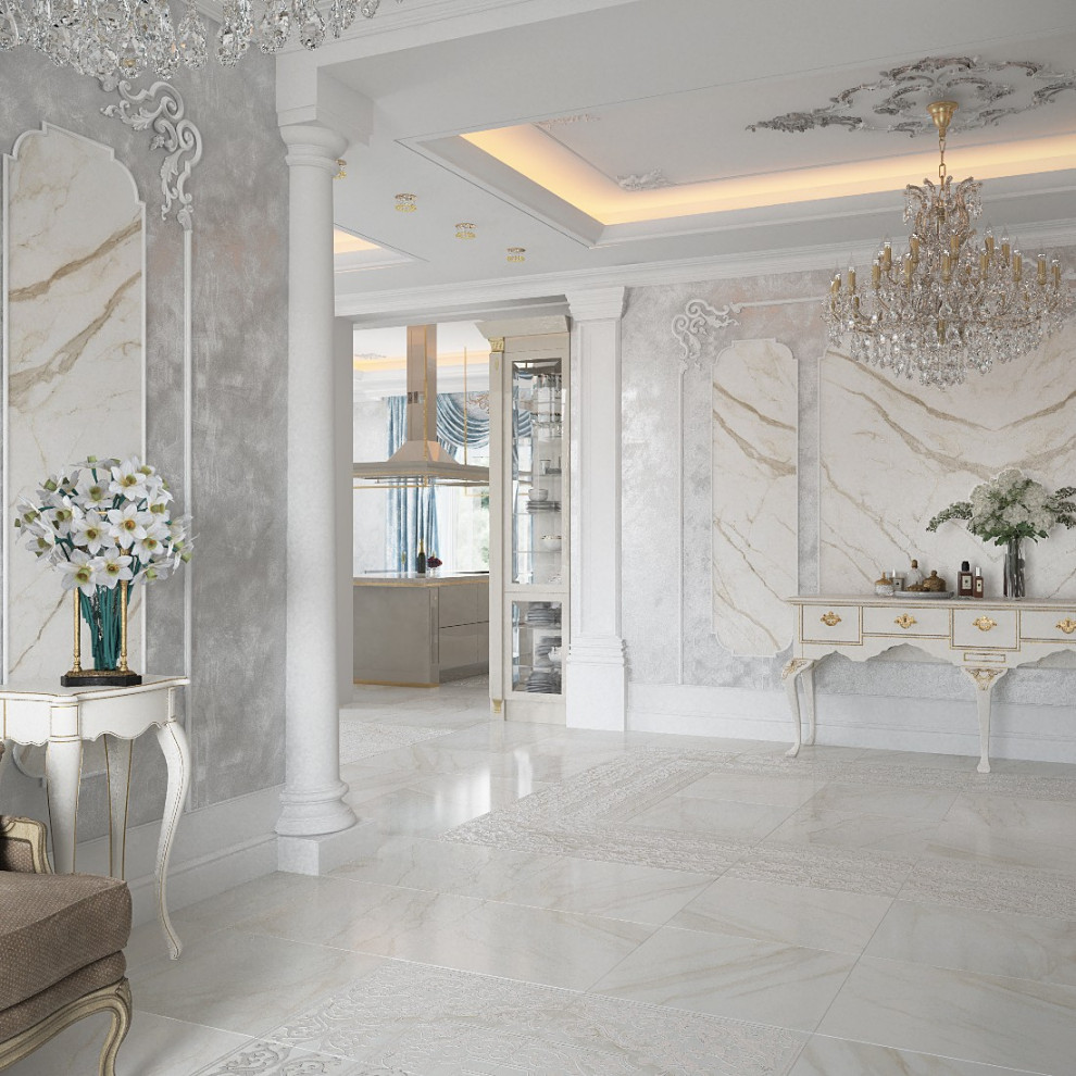 Дом в классическом стиле, посёлок Заостровье, Калининградская область