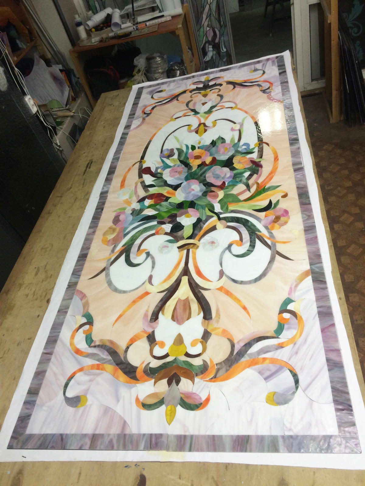 квартира в французском стиле в процессе декорирования